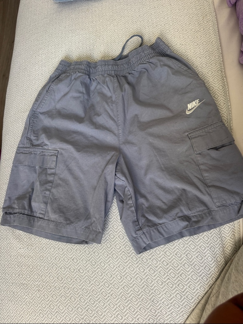Nike Men's Cargo Shorts - Dusty Blue